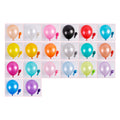 10 Inch Pearlized Assorted Colors Latex Balloons