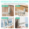 Portable 7-Hole Foldable Travel Hanger