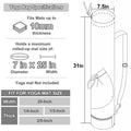 Large Capacity Fitness Yoga Mat Storage Bag