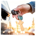 Wood Cross Key Ring