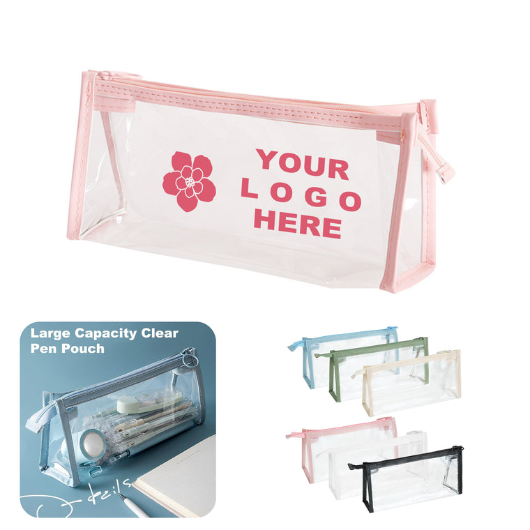 Transparent Pen Pouch for Stationery Storage