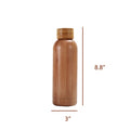 17 Oz Stainless Steel Woodgrain Vacuum Cup