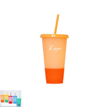 24oz Cold Drink Color Changing Cups