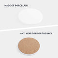 Round Ceramic Car Coaster