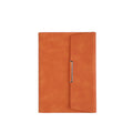 A5 Leather Three-fold Business Loose-Leaf Notebook