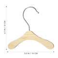 Pet Dog Cat Apparel Mini Wooden Clothes Hanger