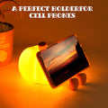 Silicone Rechargeable Bedside Touch Pumpkin Night Light