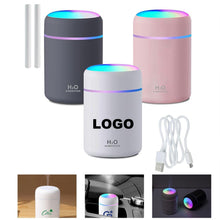 Portable Mini Humidifier with Color LED Night Light