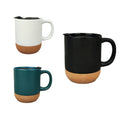 Ceramic Coffee Mug With Wooden Bottom