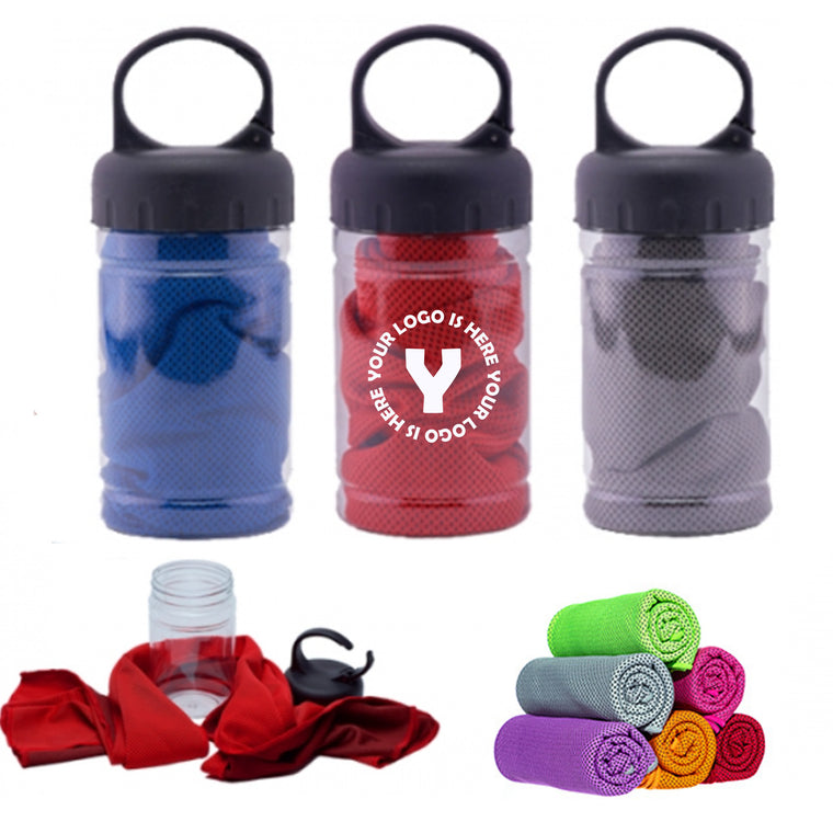 Sport Bottle With Cooling Towel