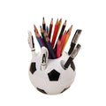 Football Shaped Plastic Pen Holder Soccer Shape Pencil Stand