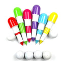 Novelty Retractable Pill Shaped Ballpoint Pen