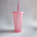 24Oz Glitter Plastic Coffee Cups