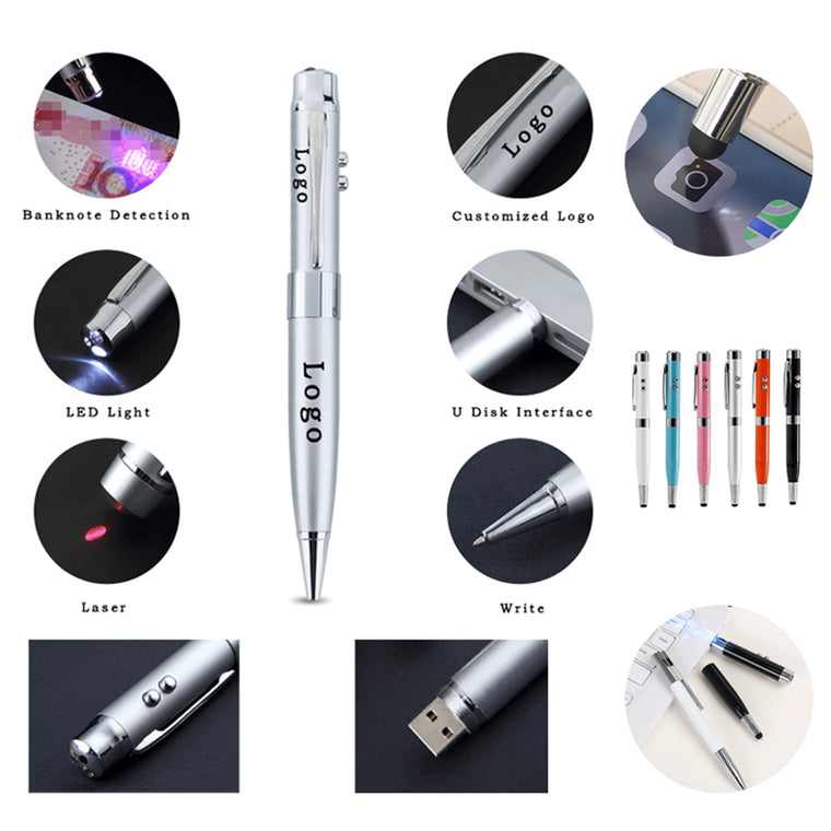 6-in-1 Multifunctional Laser USB Pen