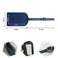 Pu Leather Luggage Tag