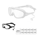 Large Frame Hd Nearsighted Swimming Goggles