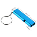 Aluminum Safety Whistle Keychain