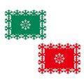Christmas Snowflake Placemats