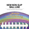 Holographic Glowing Reflective Football Size 9 Pu Leather