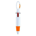 Retractable Shuttle Pens With Carabiner Clip