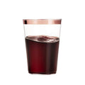 10Oz. Disposable Gold Rim Plastic Cups
