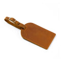 Vintage Crazy Horse Leather Luggage Tag