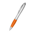Rubber Grip Black Ink Plastic Ballpoint Pen