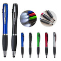 3-In-1 Stylus Ballpoint Pen With Flashlight