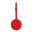 Round Shaped PU Leather Luggage Tags