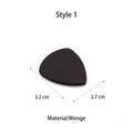 Custom Rectangle Wooden Guitar Picks Box including 1pcs Pick