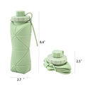 20oz Collapsible Silicone Travel Water Bottle
