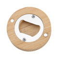Natural Round Wooden Bottle Opener