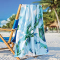 Oversized Soft Quick Dry Beach Towel With Stylish Print