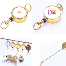 Zinc Alloy Carabiner Badge Reel
