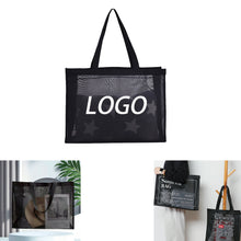 See-Through Mesh Tote Beach Bag