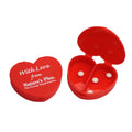 Heart Shape 2 Compartments Pill Box