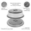 Collapsible Microwave Cover