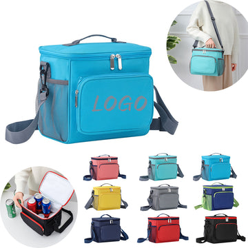 Insulated Cooler Bag With Multi-Pockets