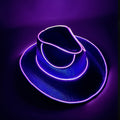 Led Wireless Fluorescent Illusion Cowboy Hat