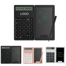 Desk Portable Basic Calculator W/ Erasable Notepad & Stylus