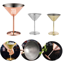 Stainless Steel Martini Glass Durable Chilled Cocktail Cup