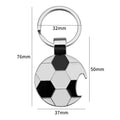 Soccer Bottle Opener Keychain