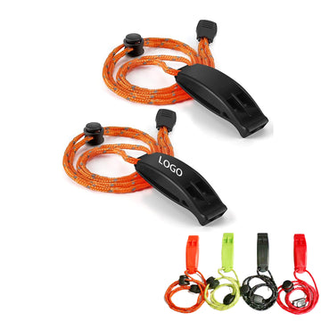 Emergency Whistles with Lanyard
