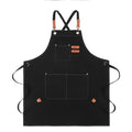 Baking Shop Work Canvas Apron With Adjustable Straps