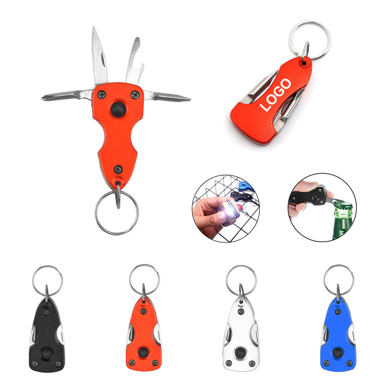 Keychain Multi Tool With Light