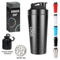 25Oz Shaker Bottle W/ Blender Ball & Powder Container