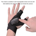Hands-Free LED Flashlight Gloves/ Half Finger Gloves