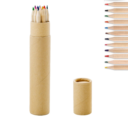 12-Color Pre-Sharpened Pencil Sets