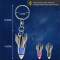 Creative Rocket-Shaped Anti-Static Keychain