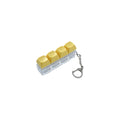 Mini Keyboard Keychain Glowing Finger Clicker Decompression Toys